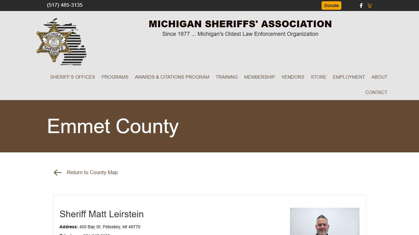 Emmet County | Michigan Sheriffs’ Association