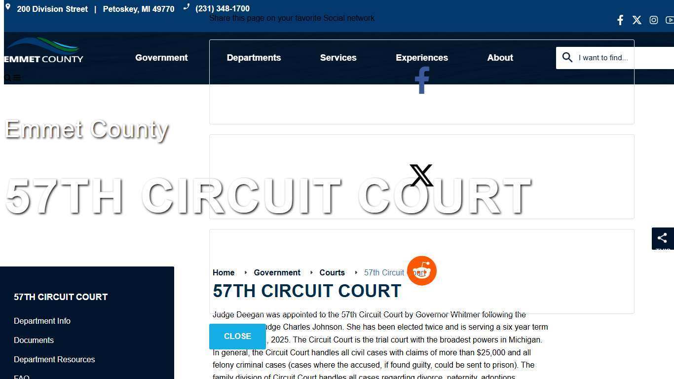 57th Circuit Court | Emmet County, MI