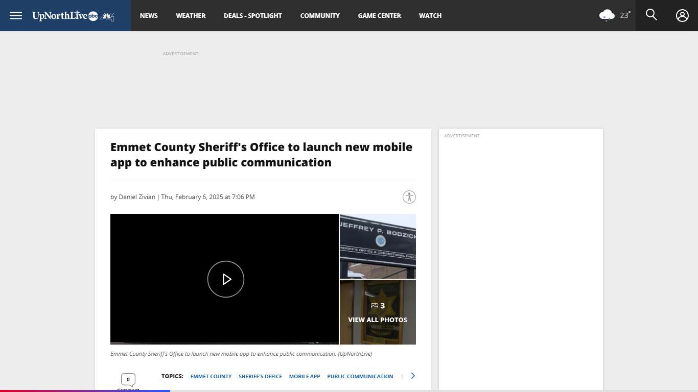 Emmet County Sheriff's Office to launch new mobile app to enhance public communication
